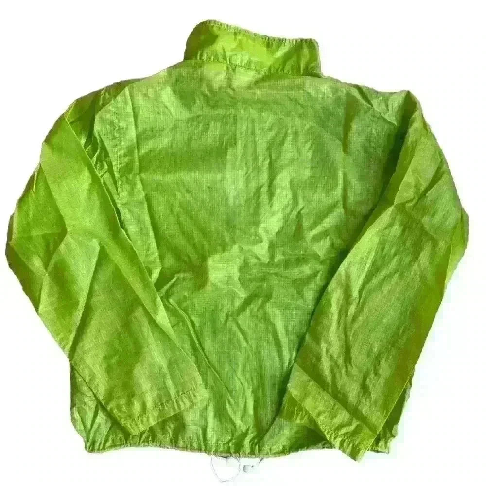 Fila Windbreaker Lightweight Men’s Jacket Full Zip Lime  Green Activewear L